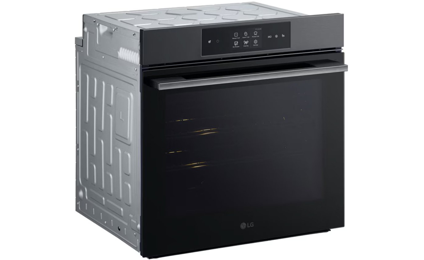 LG 76L InstaView Steam Assist Pyrolytic Oven (Black Stainless Steel) BO609T2MB4