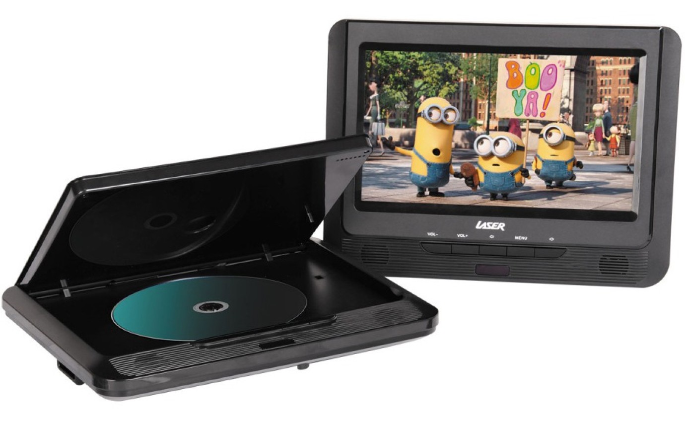 Laser 9 inch Dual Screen Car DVD Player DVDPT9DUALD