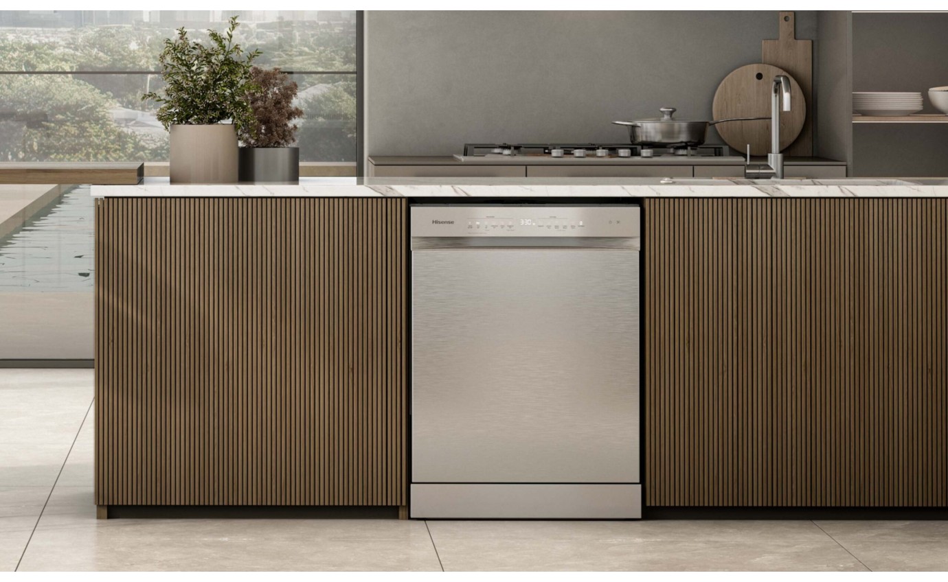 Hisense 60cm Freestanding Dishwasher (Stainless Steel) HSAA16FS