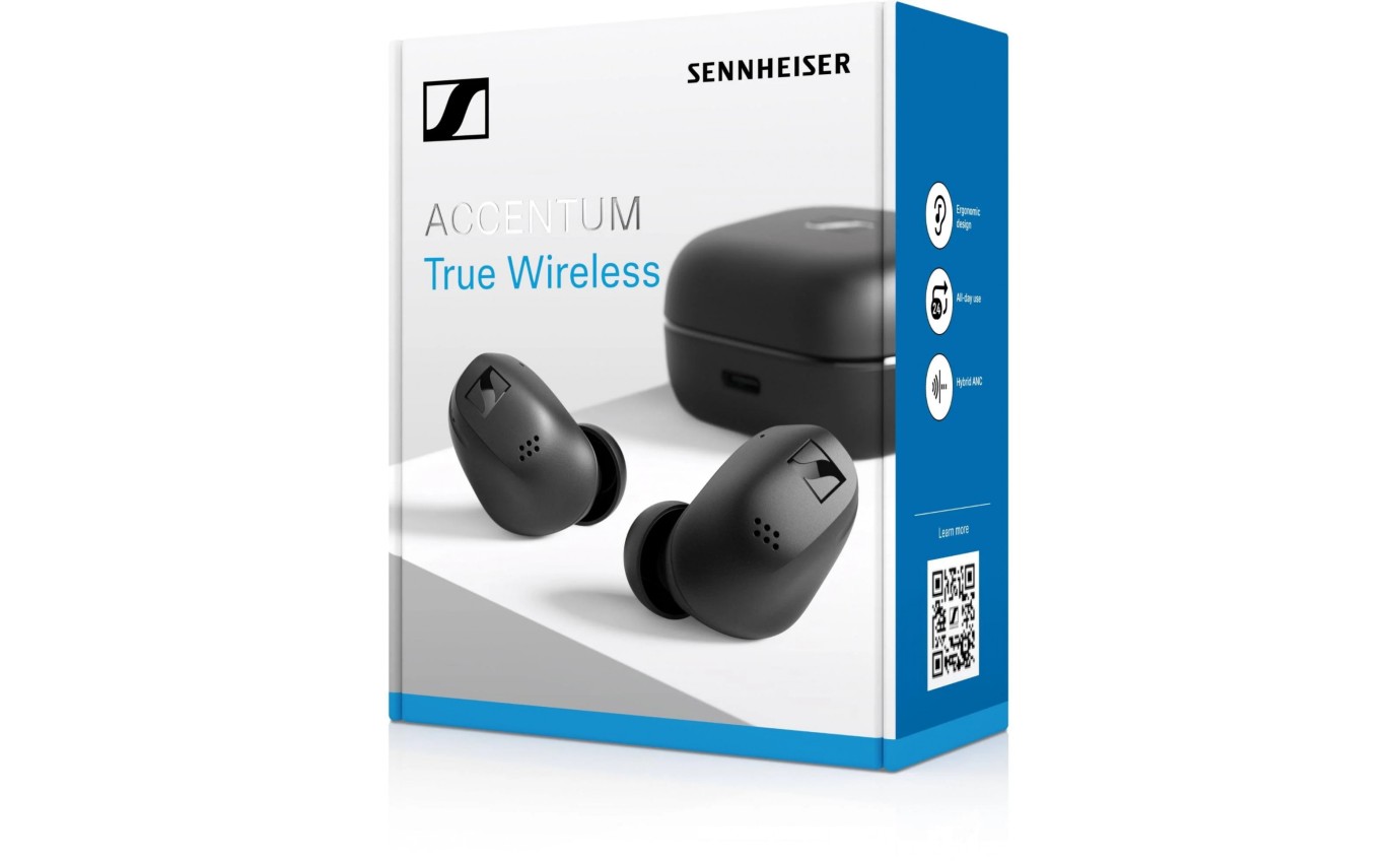 Sennheiser Accentum True Wireless ANC In-Ear Headphones (Black) 11901351384