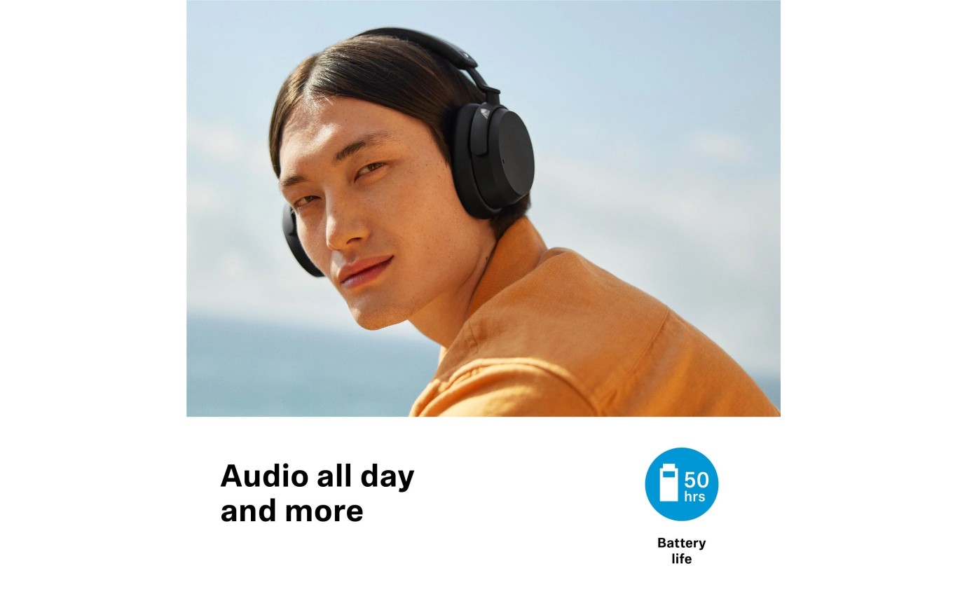 Sennheiser Accentum Wireless Noise Cancelling Over-Ear Headphones (White) 11901351337