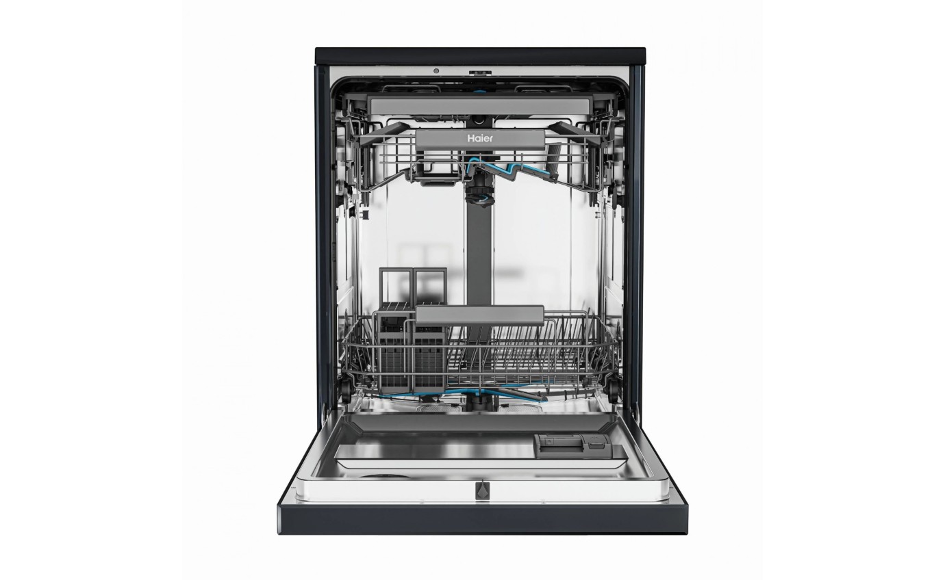 Haier 60cm 600 Series Freestanding Dishwasher (Black) HDW15F4B1