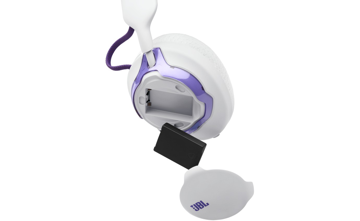 JBL Quantum 650 Gaming Wireless Over-Ear Headset (White) JBLQTUM650WHT