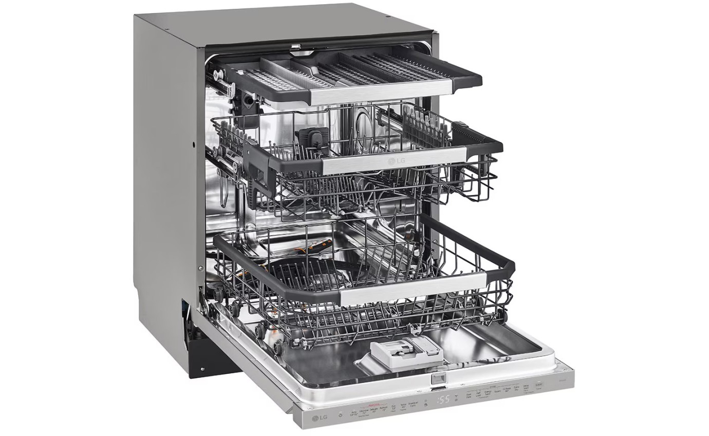 LG 60cm Built-Under Dishwasher (Platinum Steel) XD3A25UPS
