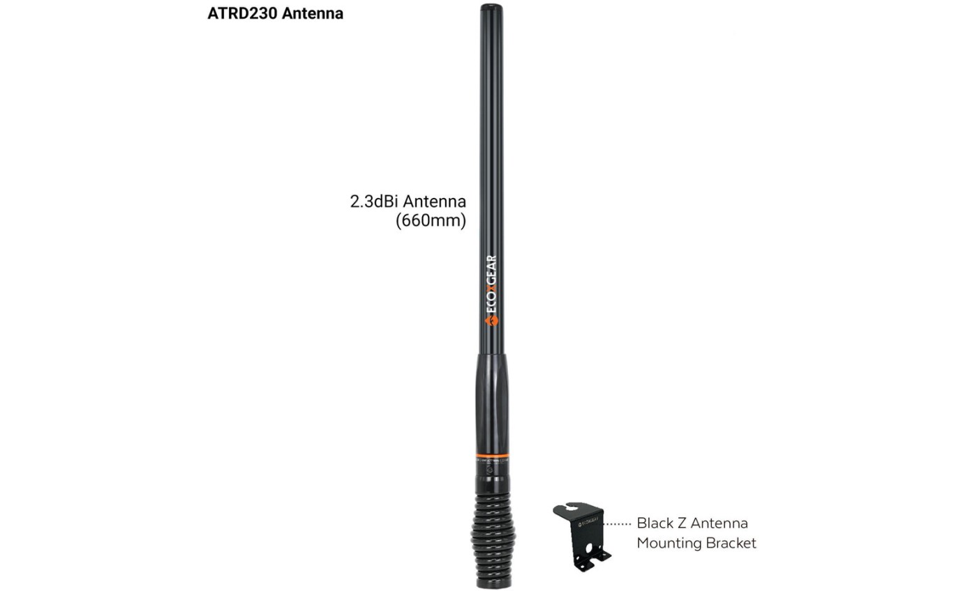 ECOXGEAR EXG3000 5W Compact Fixed Mount UHF Radio with Multi-Colour LCD Display (4X4 Pack) EXG30004WDPK