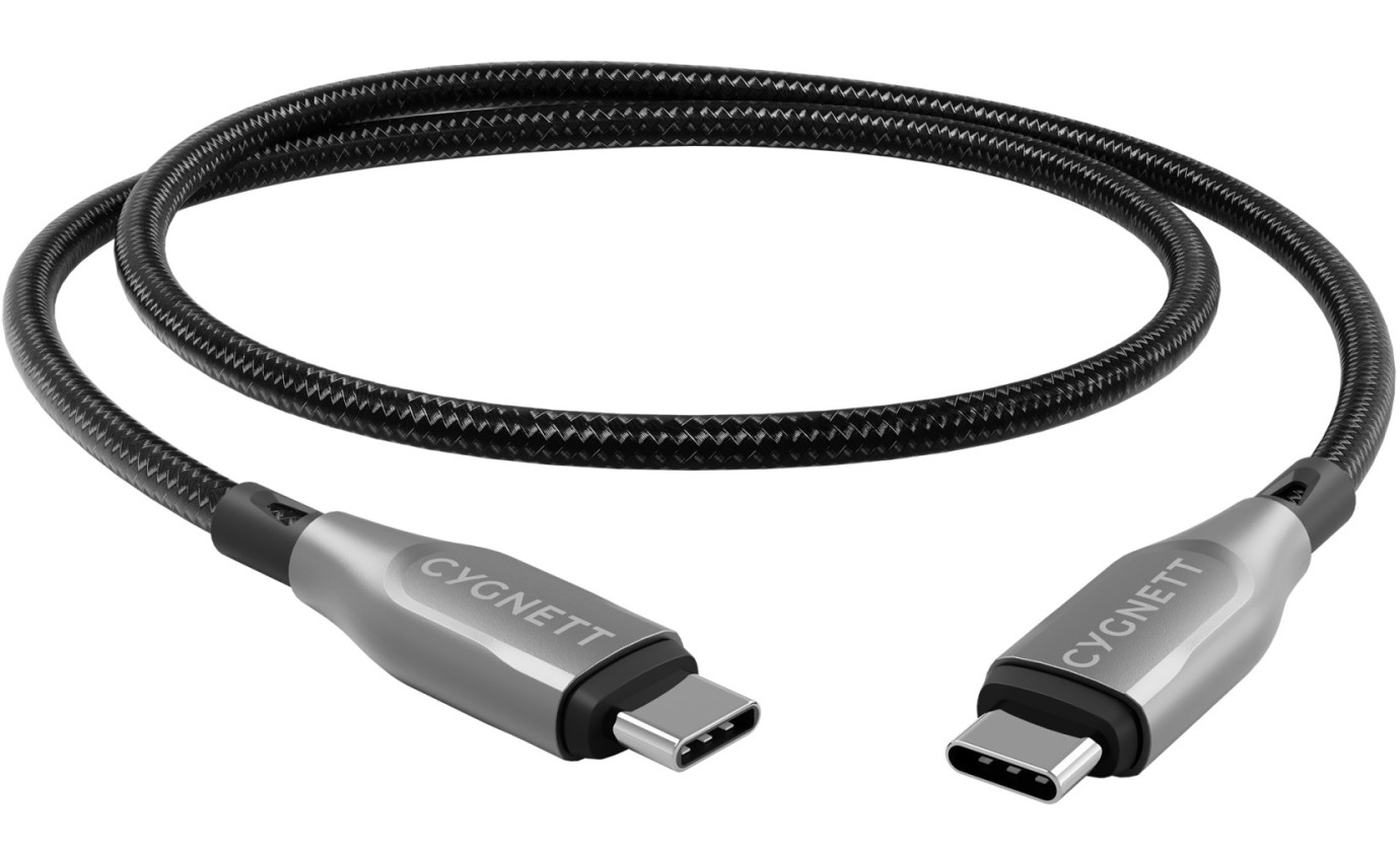 Cygnett Armoured USB-C to USB-C Cable 1m (Black) 11901317520