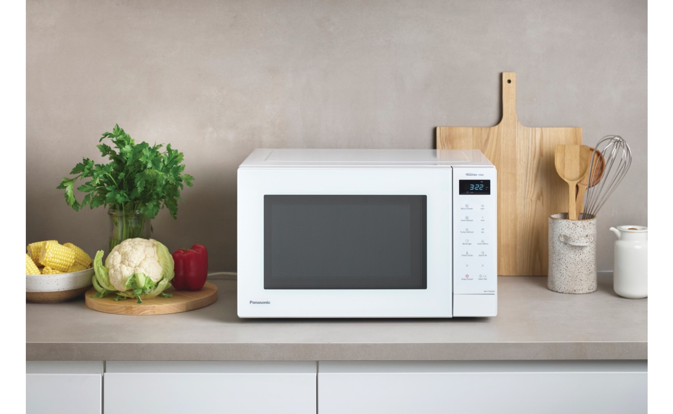 Panasonic 32L Inverter Microwave (White) NNST64QWQPQ