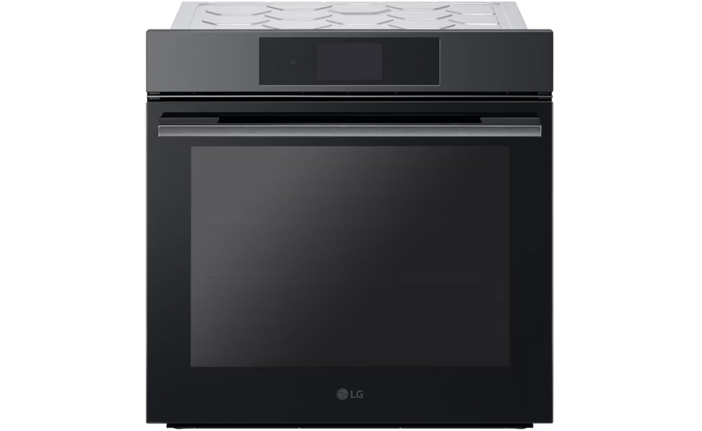 LG 76L InstaView Steam Assist Pyrolytic Oven (Black Stainless Steel) BO609T2MB4