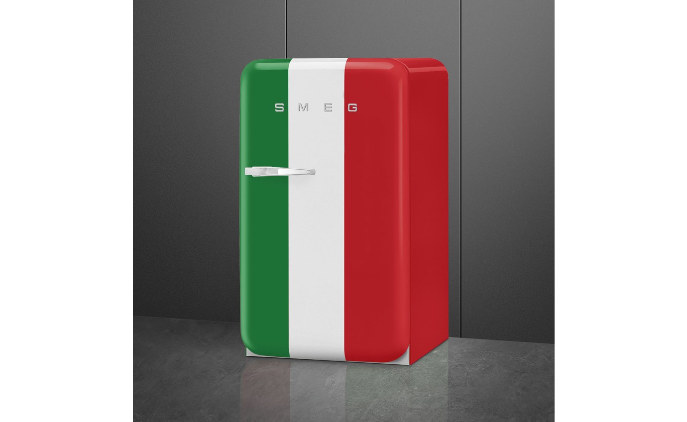 Smeg 135L 50's Style Refrigerator (Italian Flag) FAB10HRDIT6