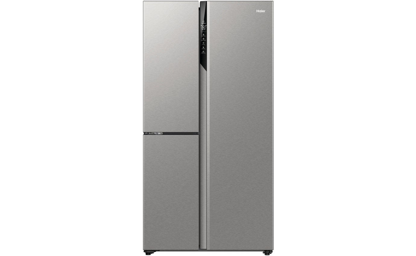 Haier 574L S+ Three Door Side by Side Fridge (Stainless Steel) HRF575XS
