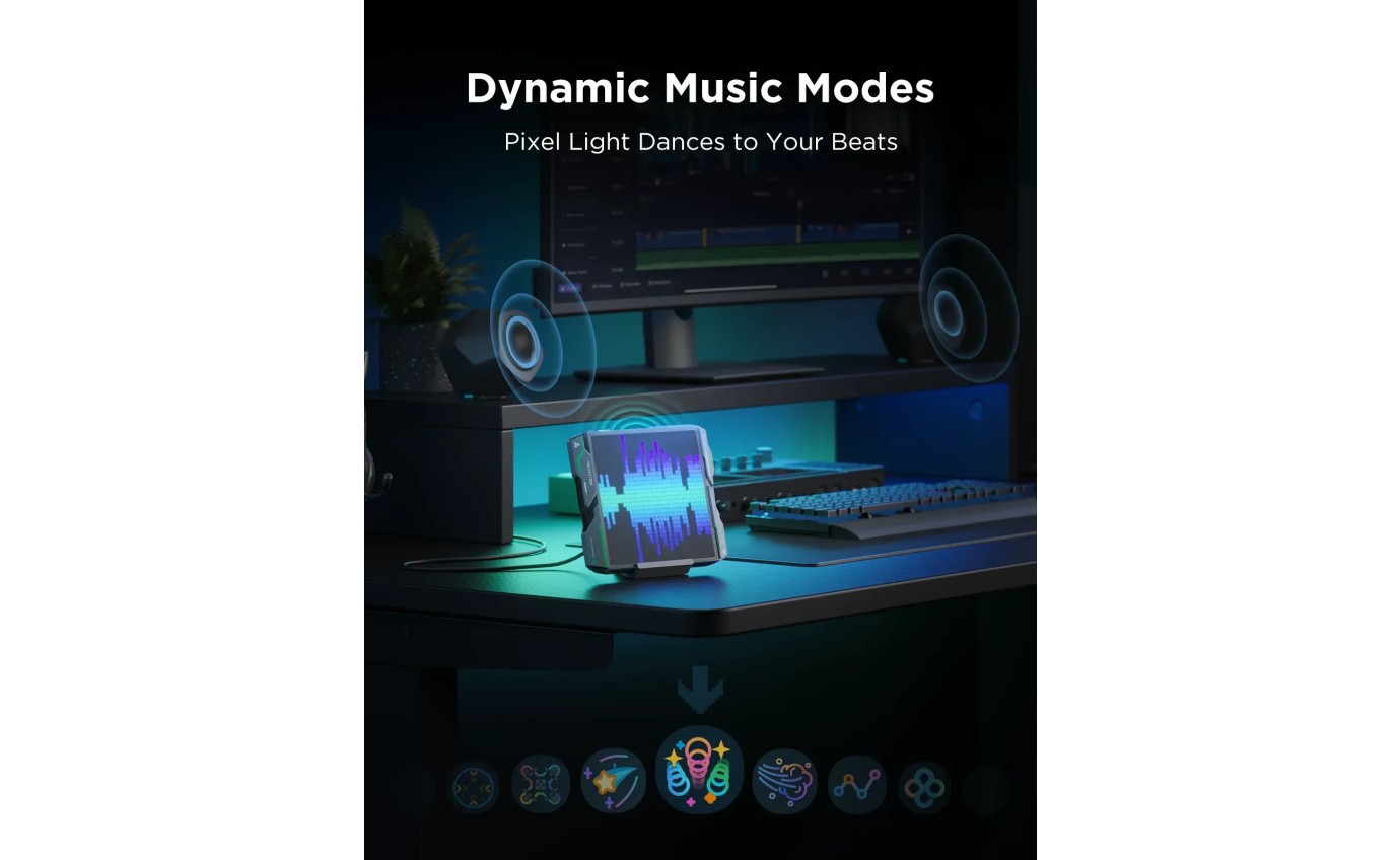 Govee Gaming Pixel Light 32&times;32 Smart LED Display Panel (Matter Compatible) H8630E81