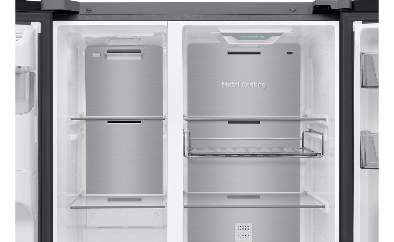 Samsung 634L Smart Side By Side Fridge (Dark Stainless Steel) SRS6300B