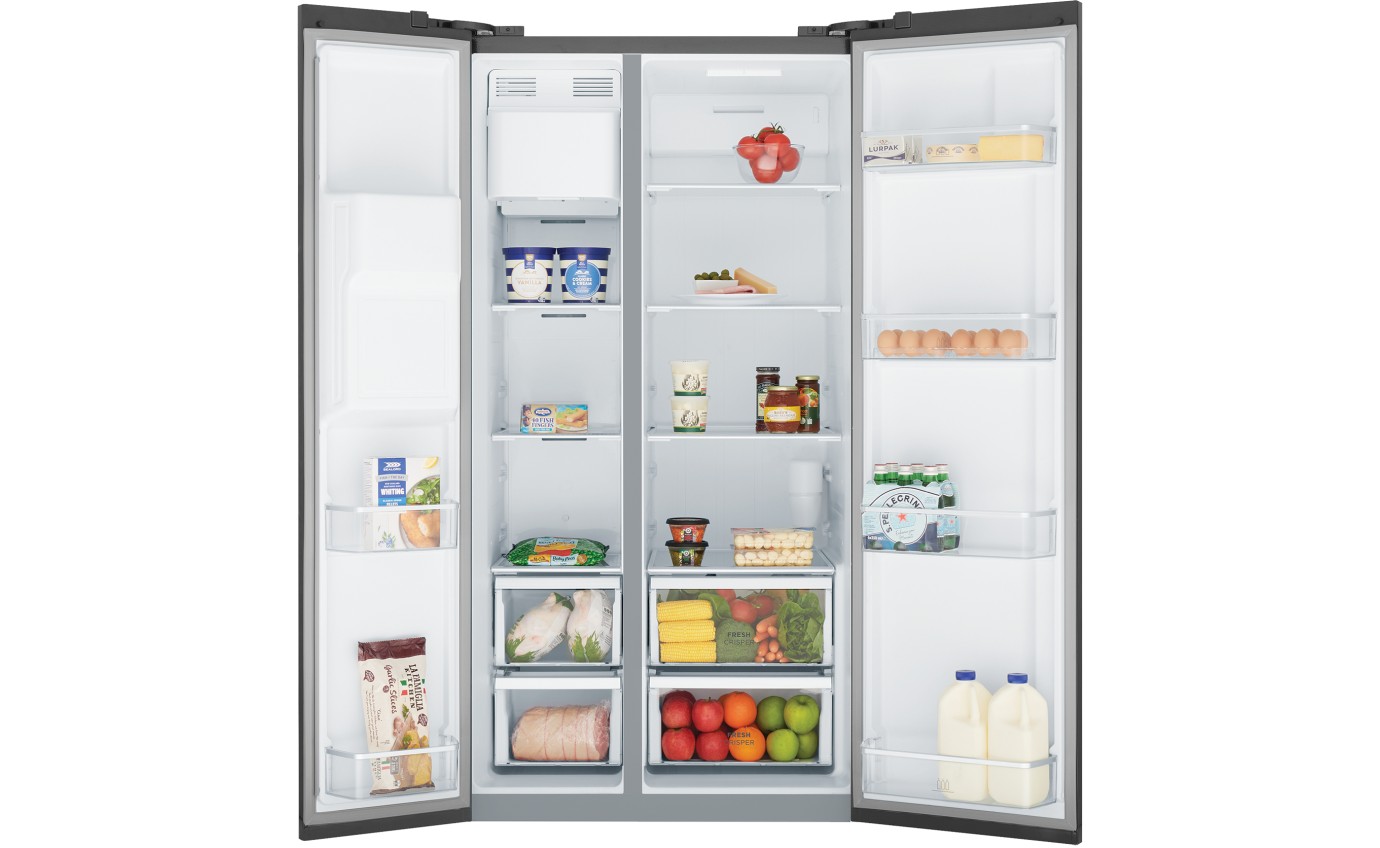 Westinghouse 596L Side by Side Fridge WSE6670BA