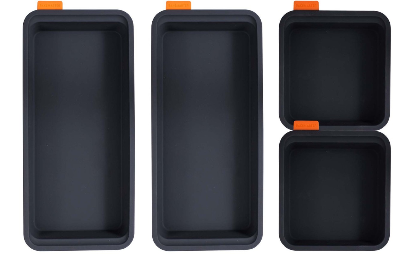 Bakemaster Silicone Baking Trays (Set of 4) 40148