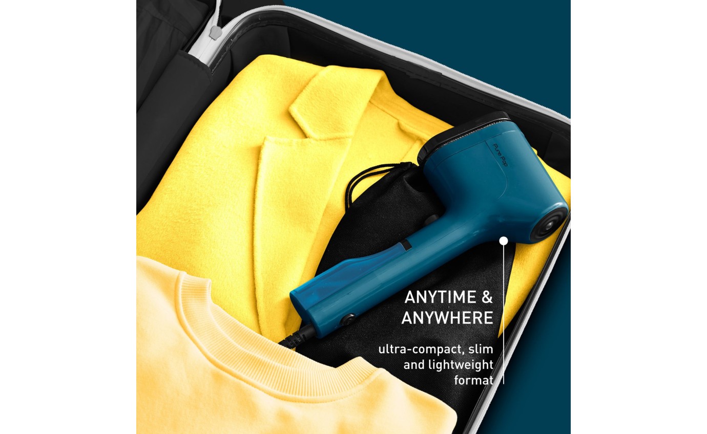 Tefal Pure Pop Handheld Garment Steamer (Marine Blue) DT2020