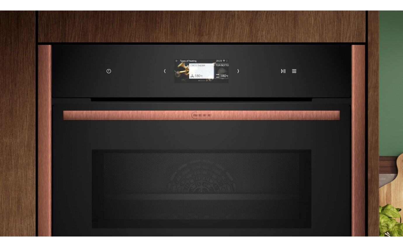 Neff 45cm N 90 Built-in Compact Oven with Microwave Function (Anthracite Grey) C29MS3AY0AG