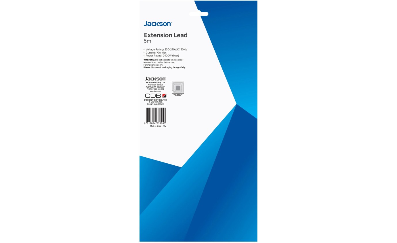 Jackson Extension Lead 5m JPEXT5M