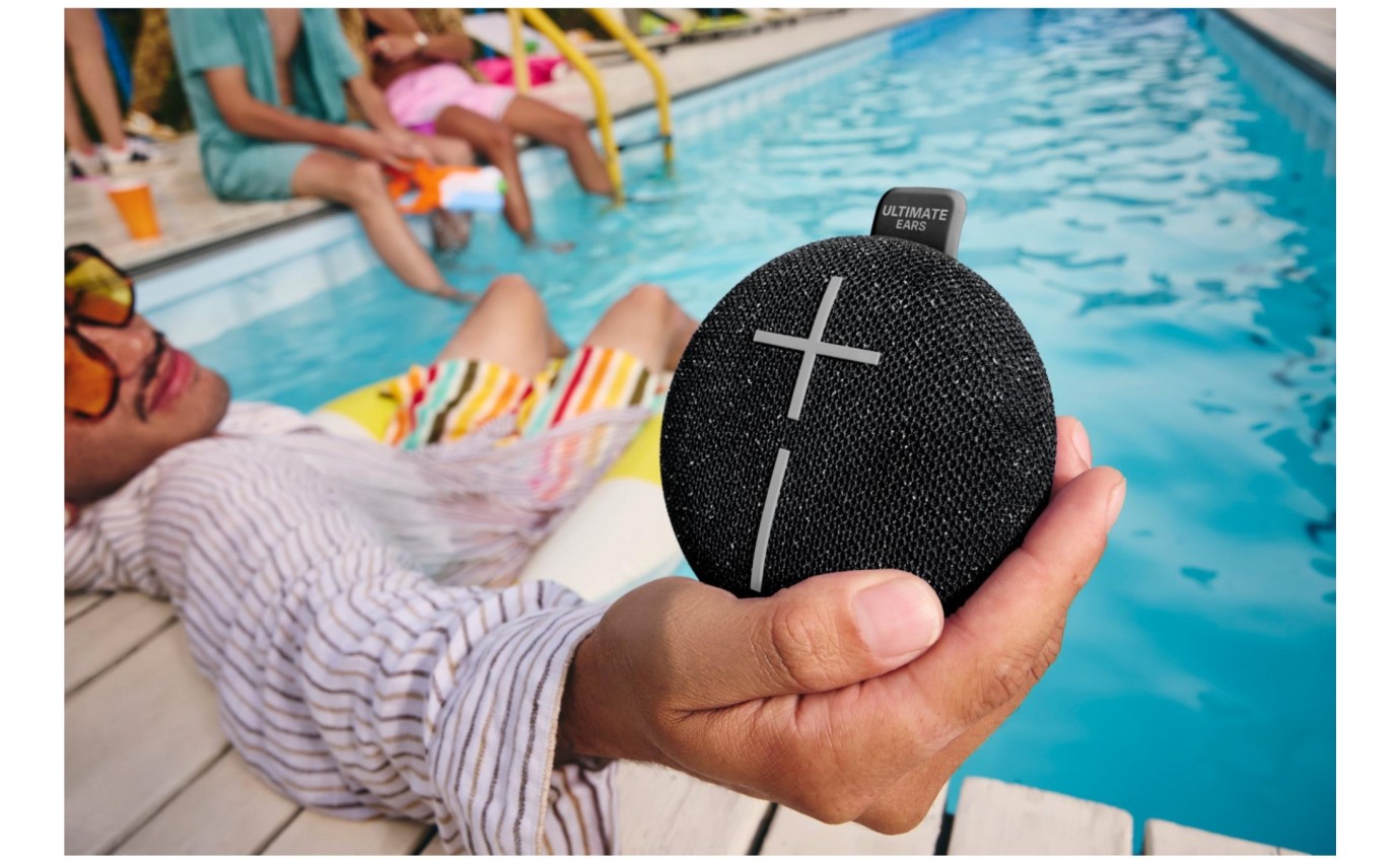 Ultimate Ears MINIROLL Portable Bluetooth Speaker (Gentle Black) 984002018