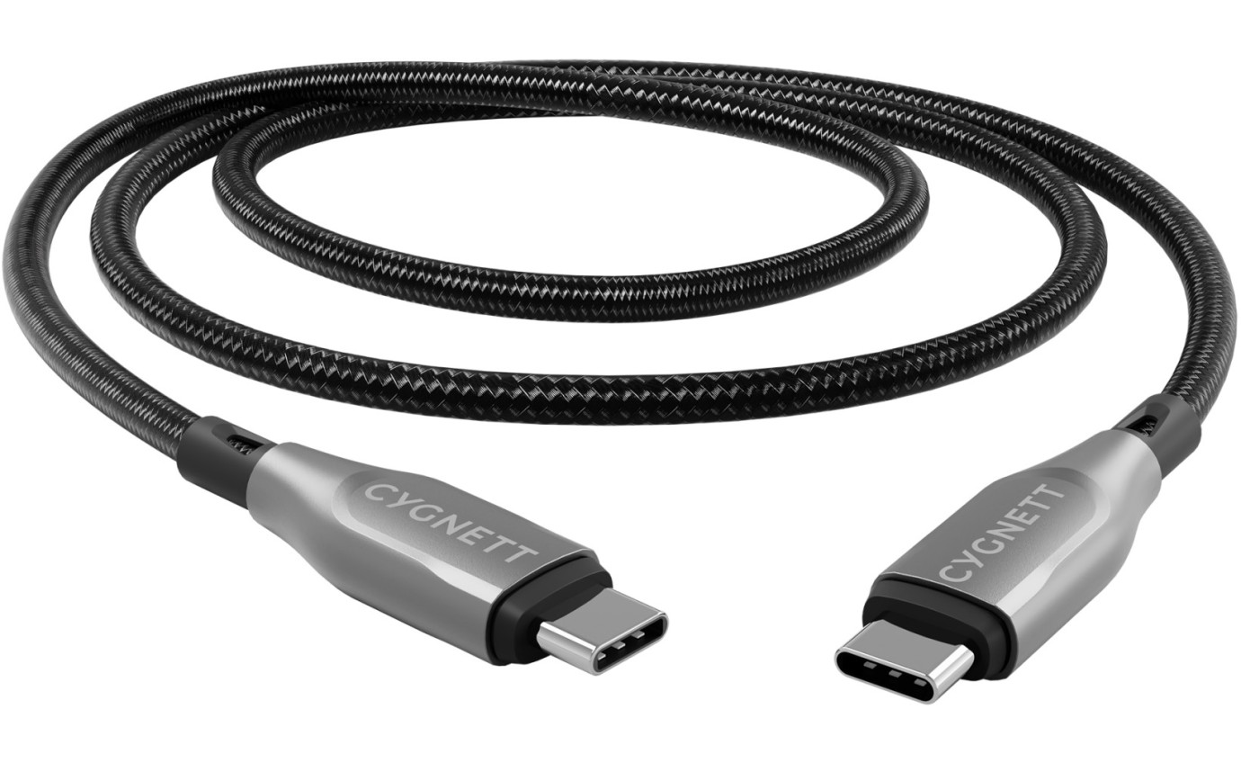 Cygnett Armoured USB-C to USB-C Cable 2m (Black) 11901316112