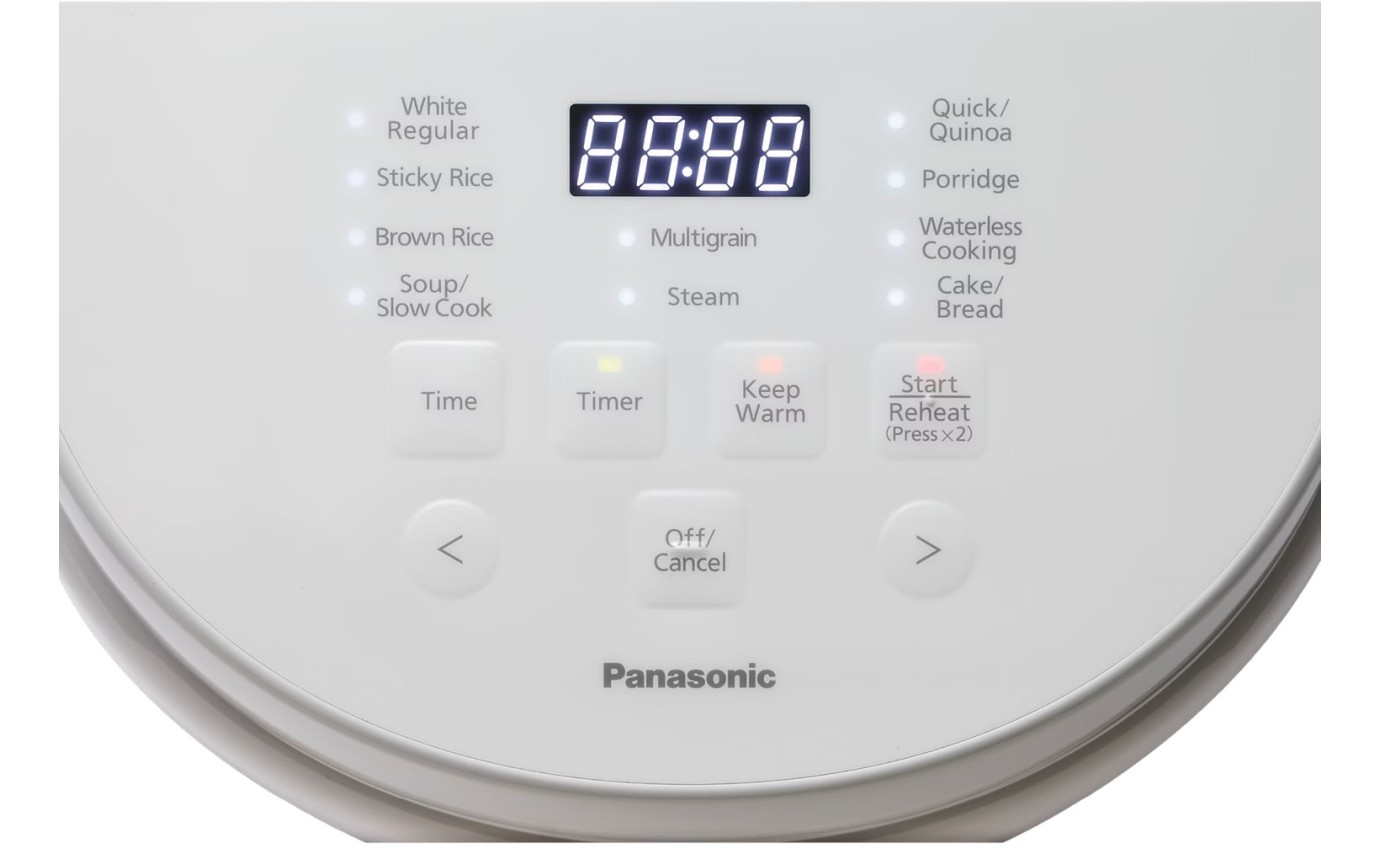 Panasonic Premium 10 Cup Rice & Multi Cooker SRDL184WST