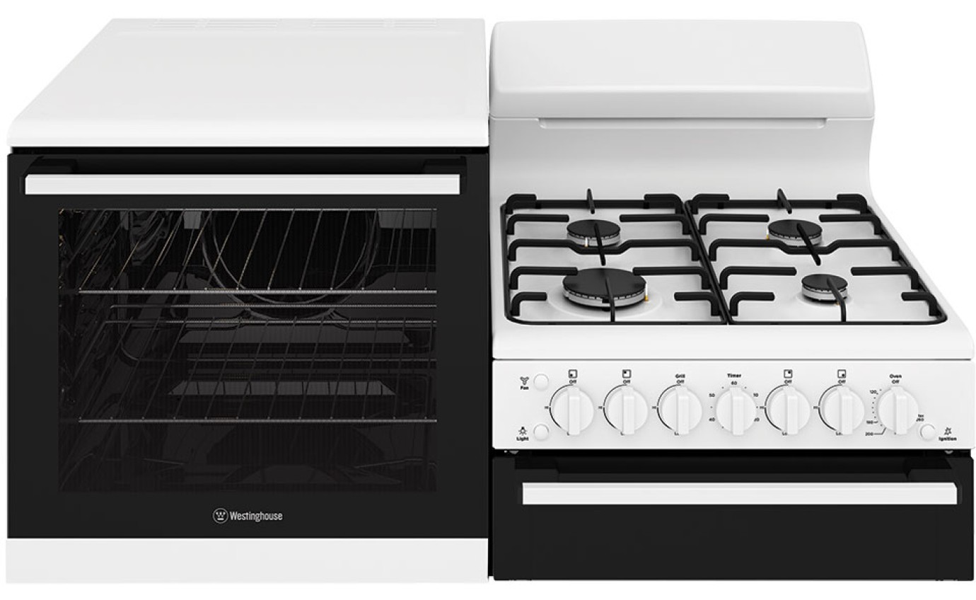 Westinghouse Gas Elevated Freestanding Cooker WDG112WCNGL