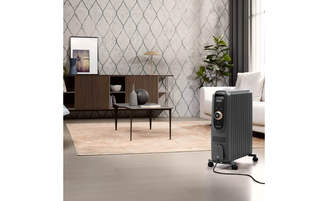 DeLonghi Dragon 5 Pro Connect 2400W Oil Column Heater TRD51024WIFIG
