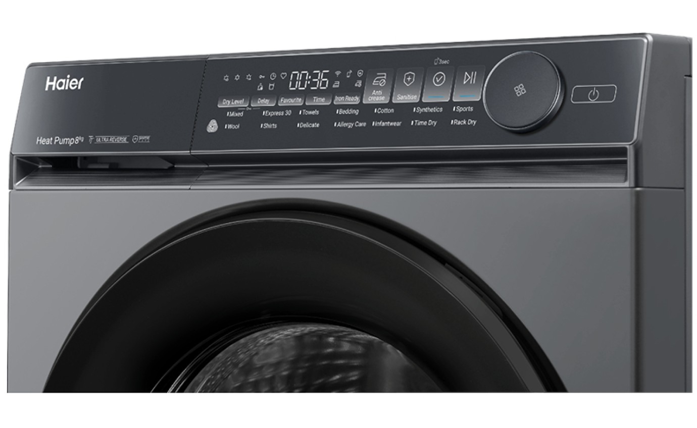 Haier 8kg 500 Series Heat Pump Dryer (Dark) HDHPS80NB1