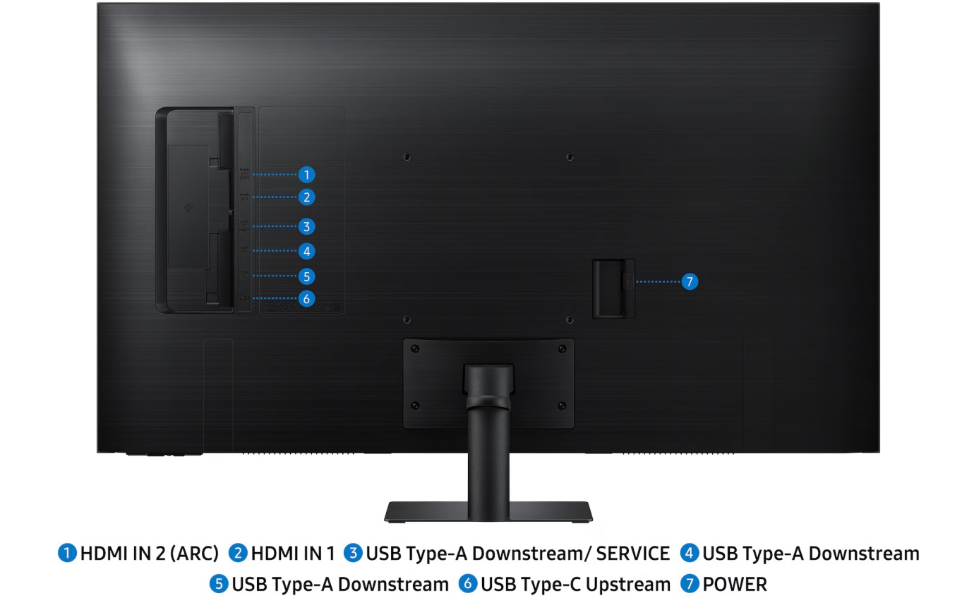 Samsung 43 inch M7 M70F 4K Smart Monitor with Remote LS43FM702UEXXY