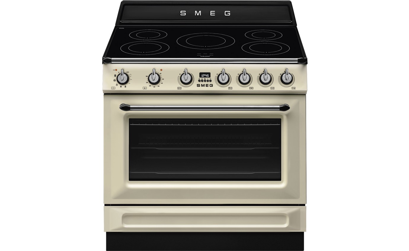 Smeg 90cm Induction Freestanding Cooker (Cream) TR90IPP