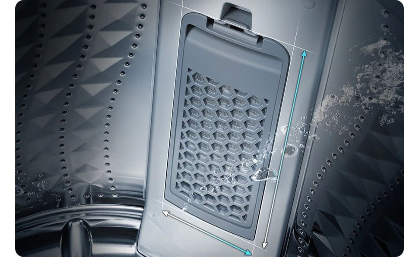 Samsung 9kg Top Load Washing Machine (Black) WA90CG6745BV