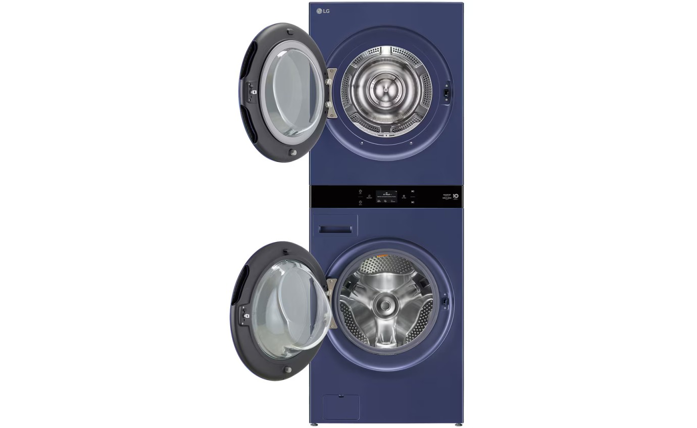 LG 19/10kg WashTower Stacked Washer Dryer (Navy Blue) WWT1910BLX