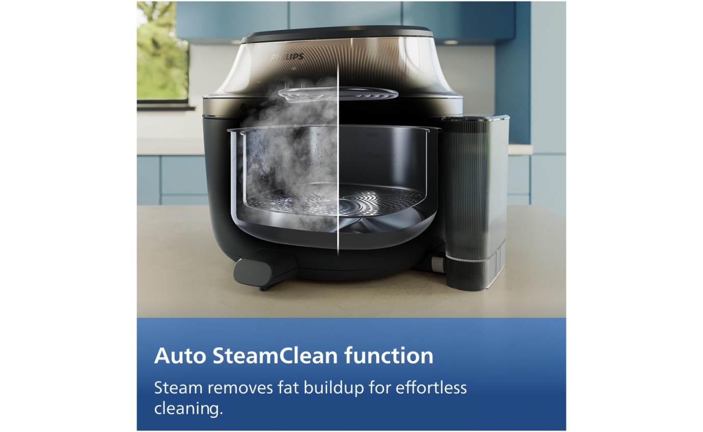Philips Air Fryer 5000 Series with Steam and Easy Glide Rail 7.2L NA54707