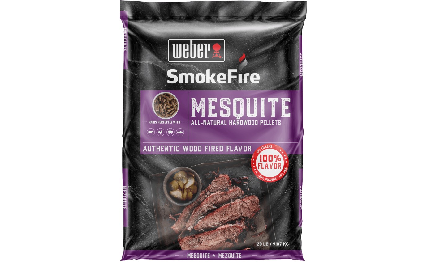 Weber Mesquite All-Natural Hardwood Pellets 9kg 190003