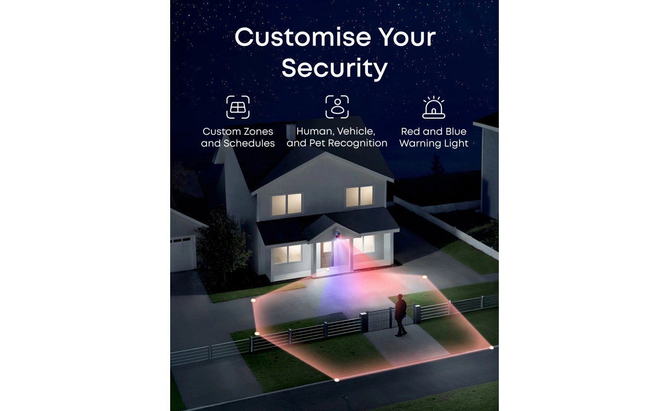 eufy Security NVR Security System E41 (4 PoE Turret Kit) E8P10T21