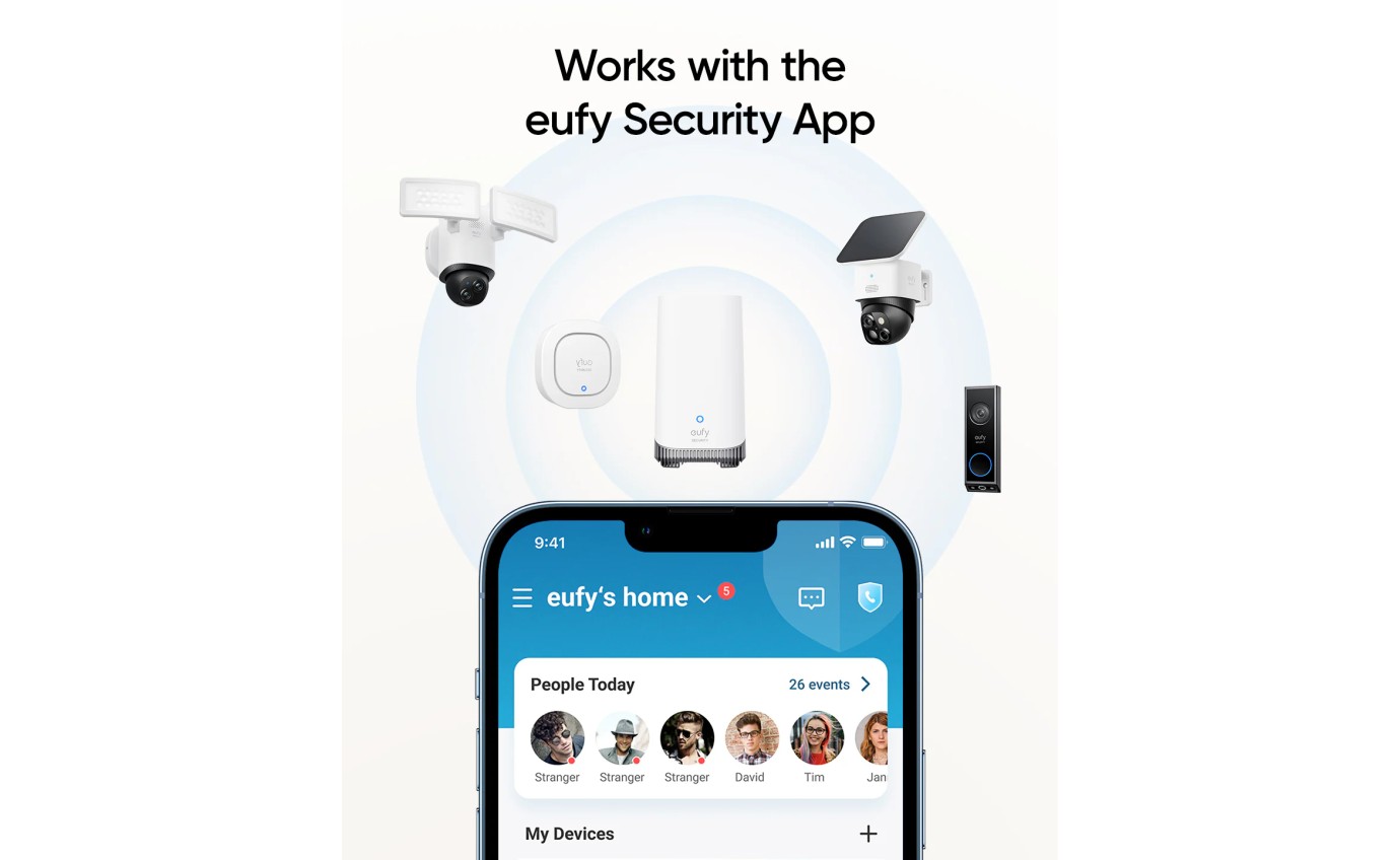 eufy Security Siren (105 dB Wireless Alarm) T89700D1