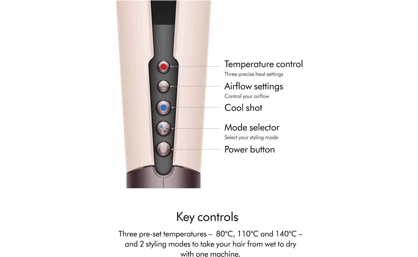Dyson Airstrait&trade; Straightener and Dryer (Ceramic Pink) 45396501