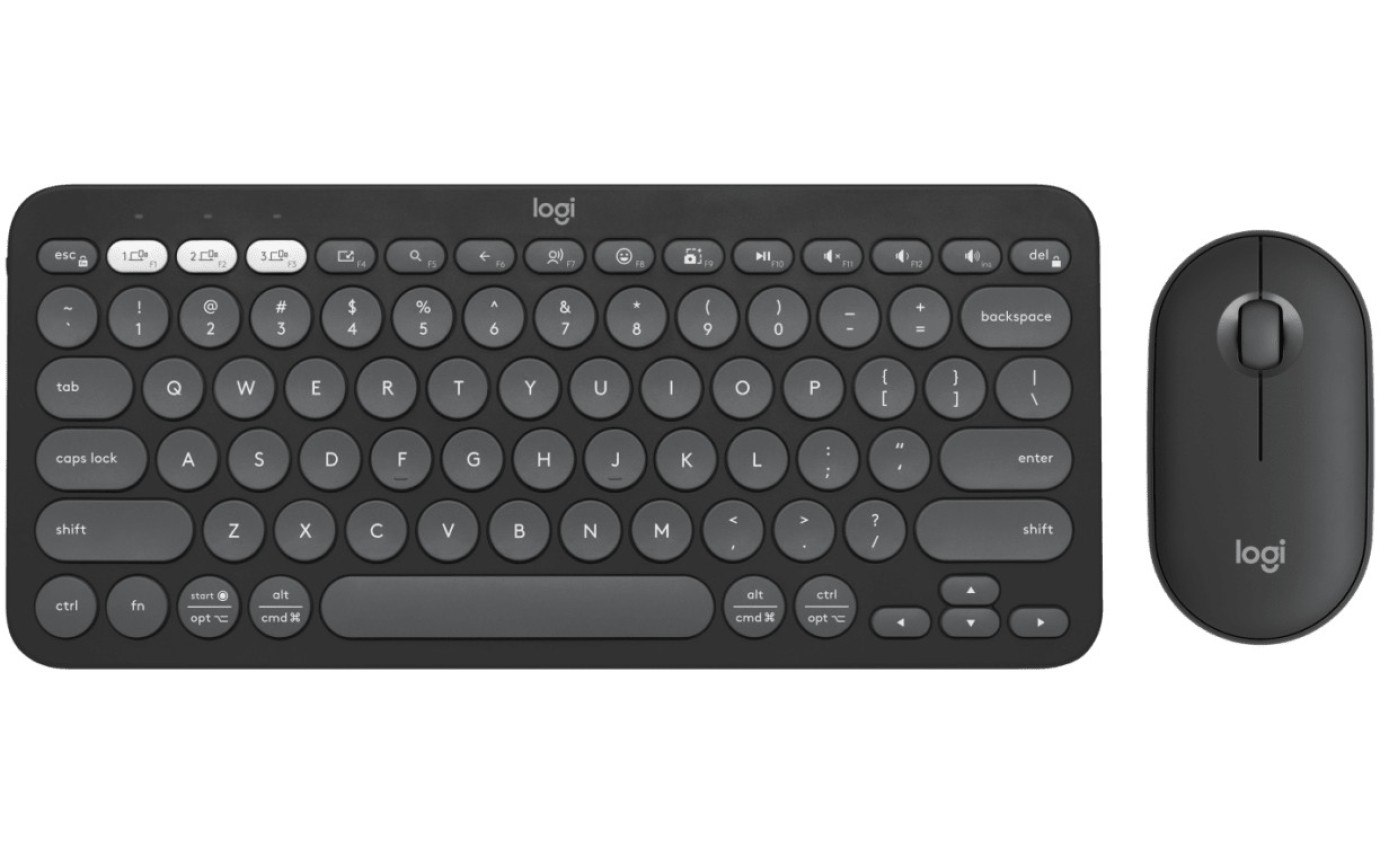 Logitech Pebble 2 Combo Keyboard and Mouse (Tonal Graphite) 920012187