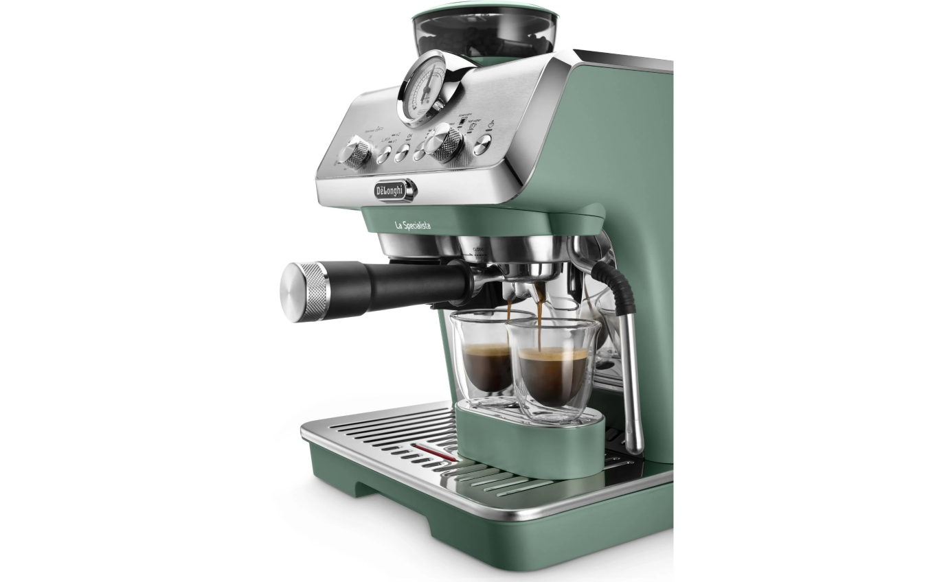 DeLonghi La Specialista Arte Manual Coffee Machine (Toronto Green) EC9155GR2