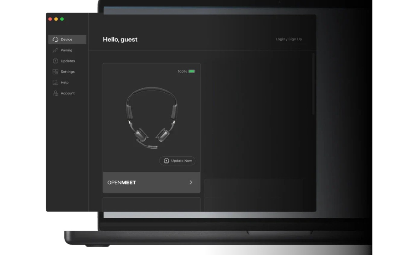 Shokz OpenMeet UC C610ANBK