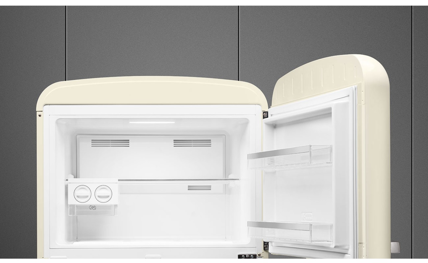 Smeg 524L 50s Style Retro Top Mount Fridge (Cream) FAB50RCR5AU
