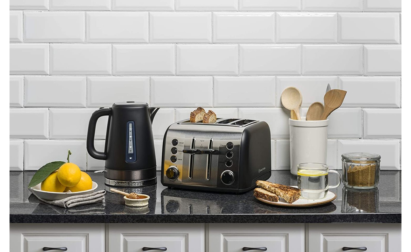 Russell Hobbs Brooklyn 4 Slice Toaster (Black) RHT94BLK