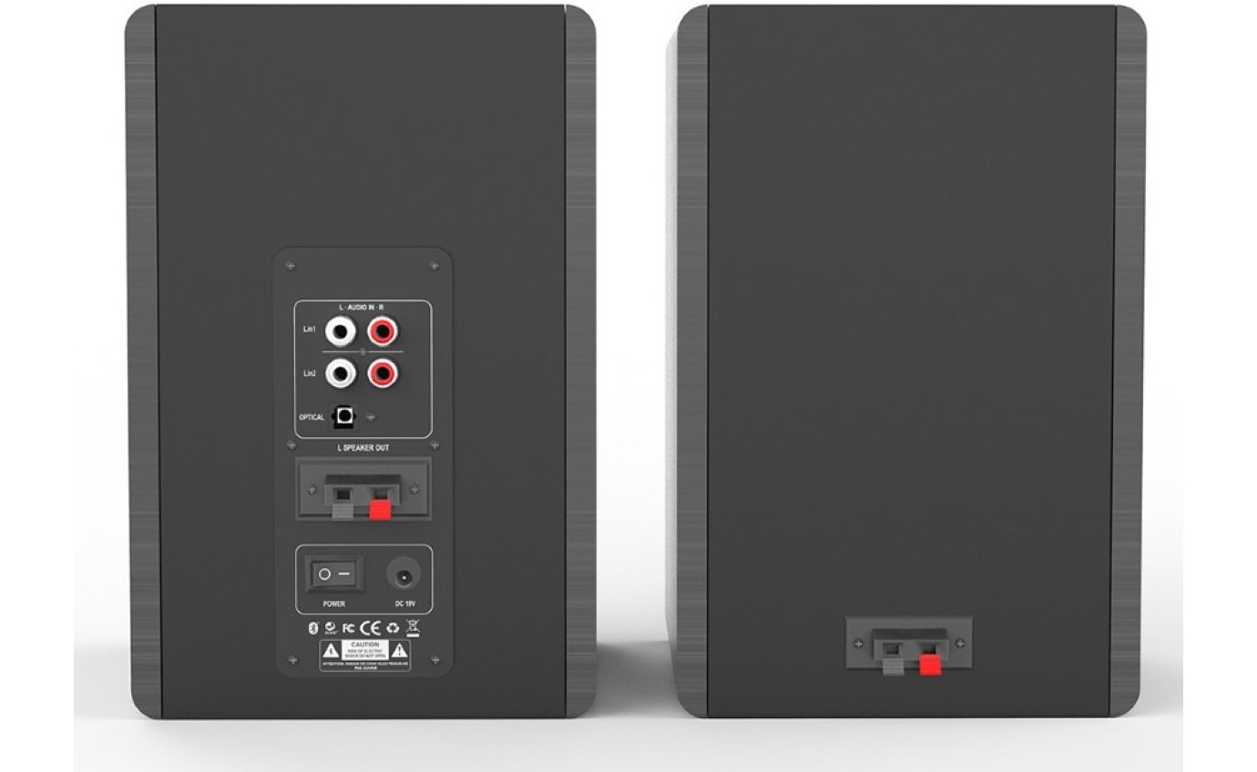 Silcron SLR01 50W Wireless Active Bookshelf Speakers (Black) SLR01BK