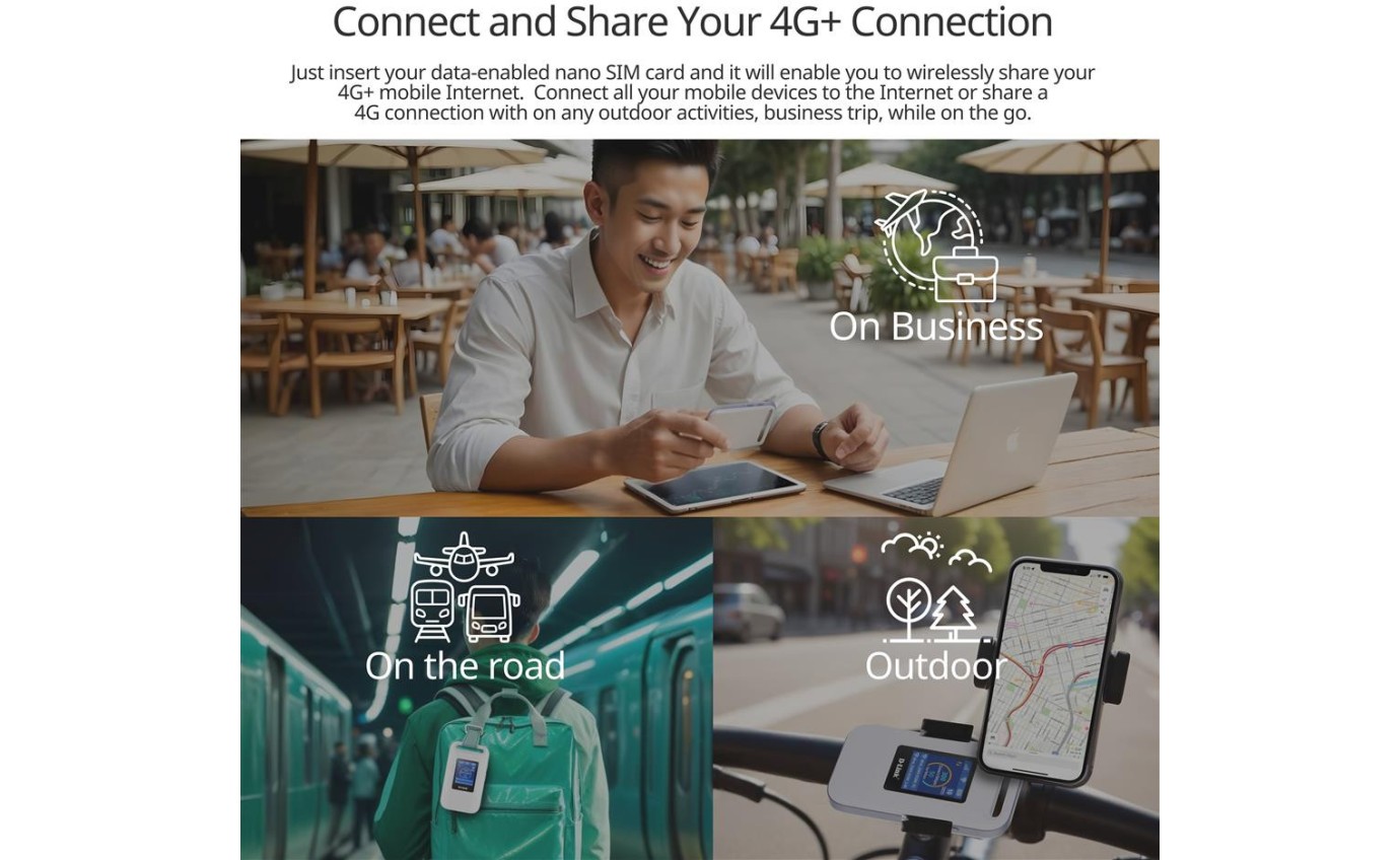 D-Link 4G+ Cat6 Wi-Fi 6 Mobile Hotspot DLDWR933M