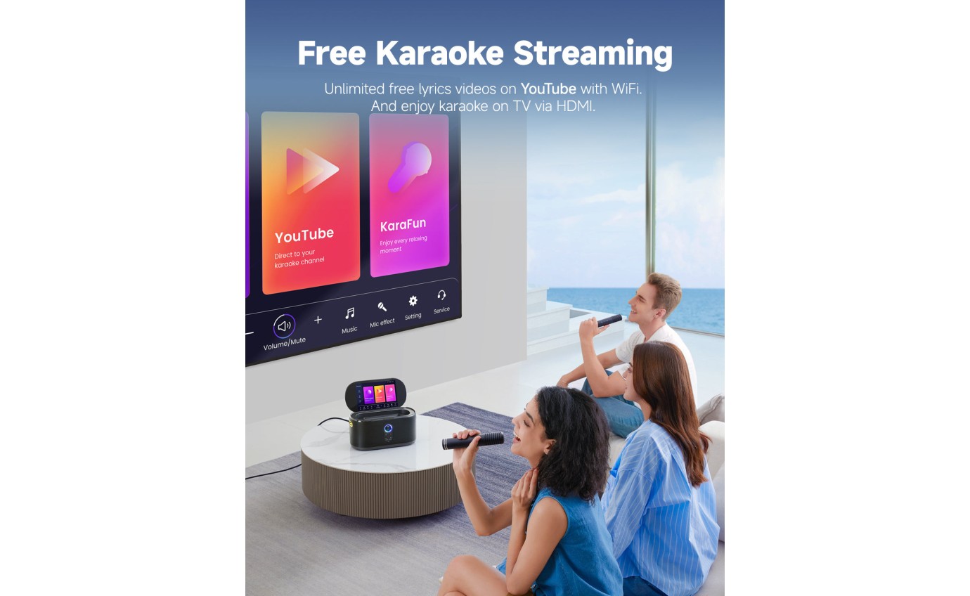 Ikarao Shell S1 Premium Portable Karaoke Machine IKSHELLS1