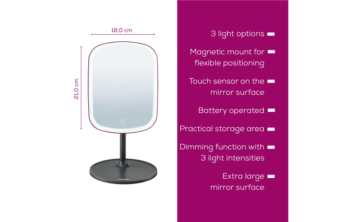 Beurer Limited Edition Illuminated Cosmetic Mirror BS47RC