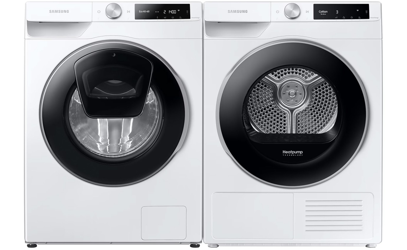 Samsung 9kg Smart Heat Pump Dryer (White) DV91T6440LE