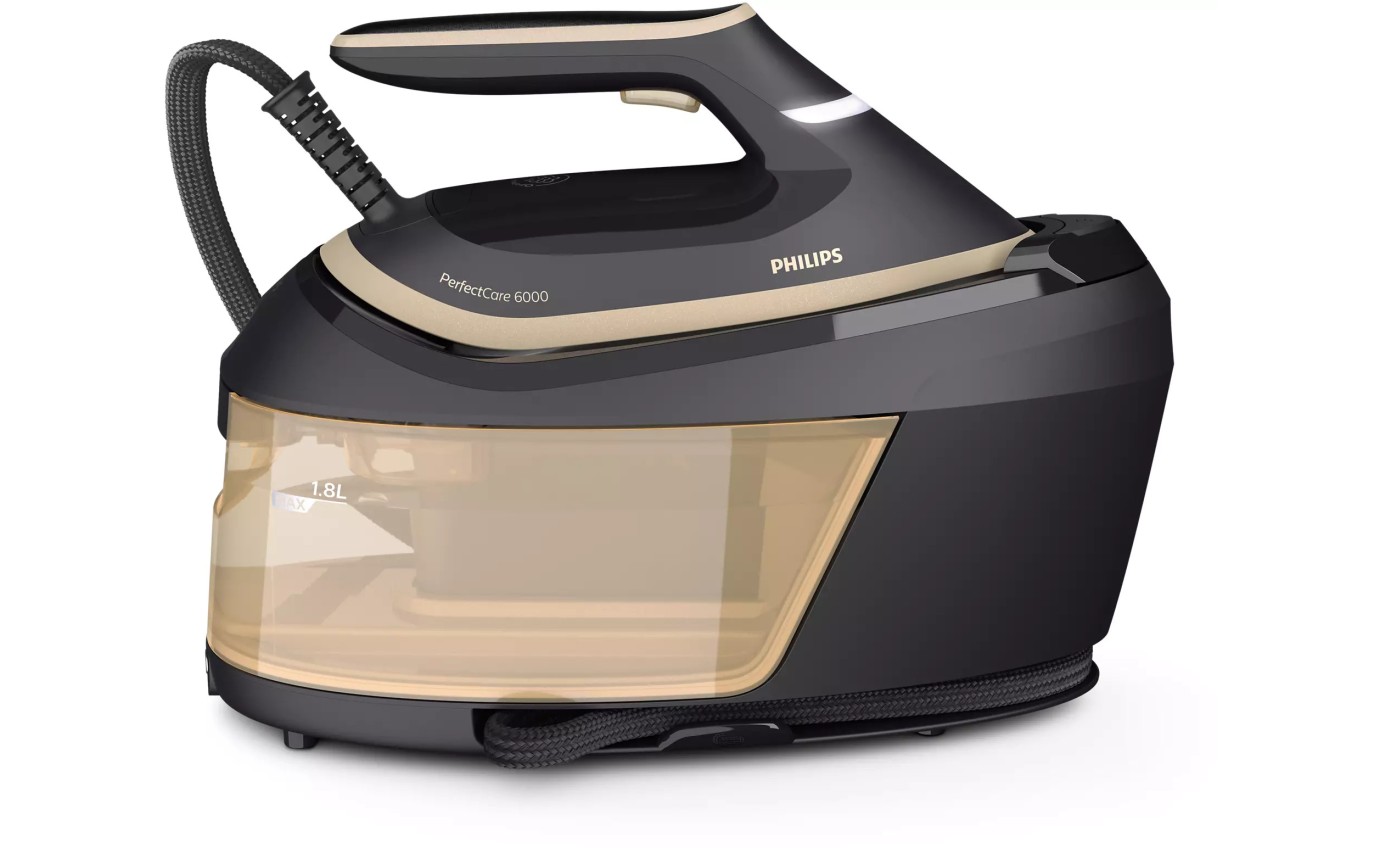 Philips PerfectCare 6000 Series Steam Generator Iron (Black/Gold) PSG606480
