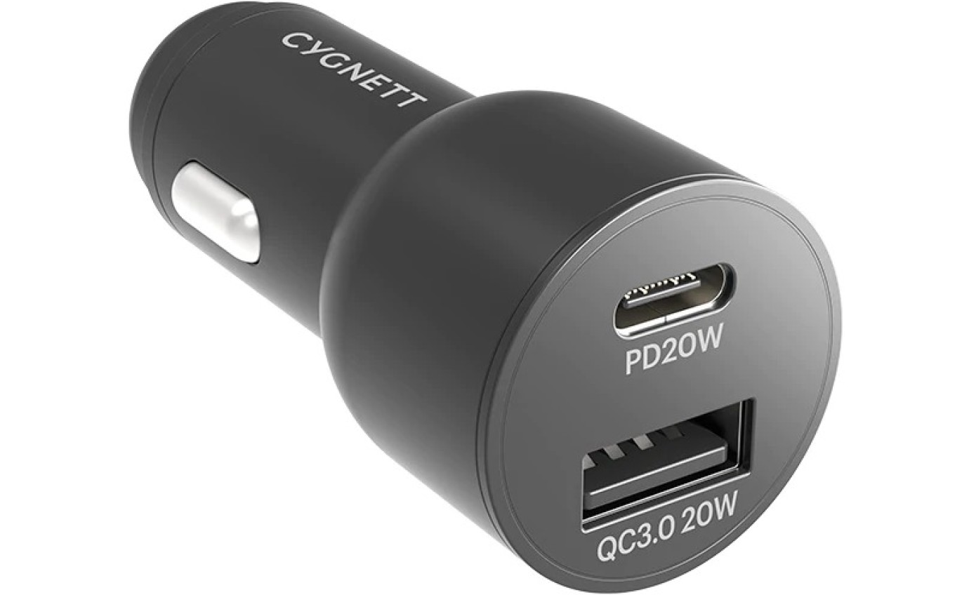 Cygnett 20W Dual Port Car Charger 11901221665