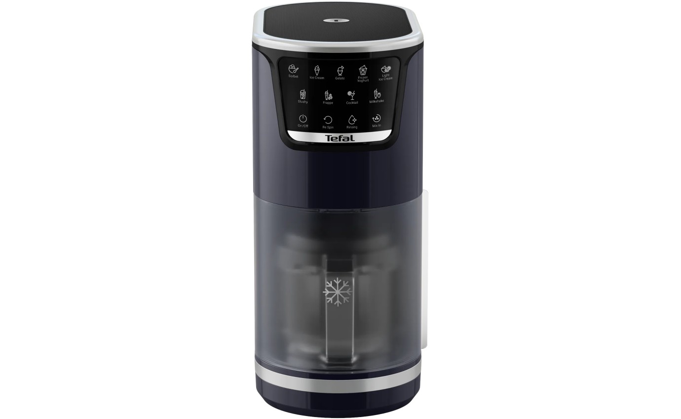 Tefal Dolci Black Knight Ice Cream Maker with Bonus Nesquik Tins NQ32IG6048