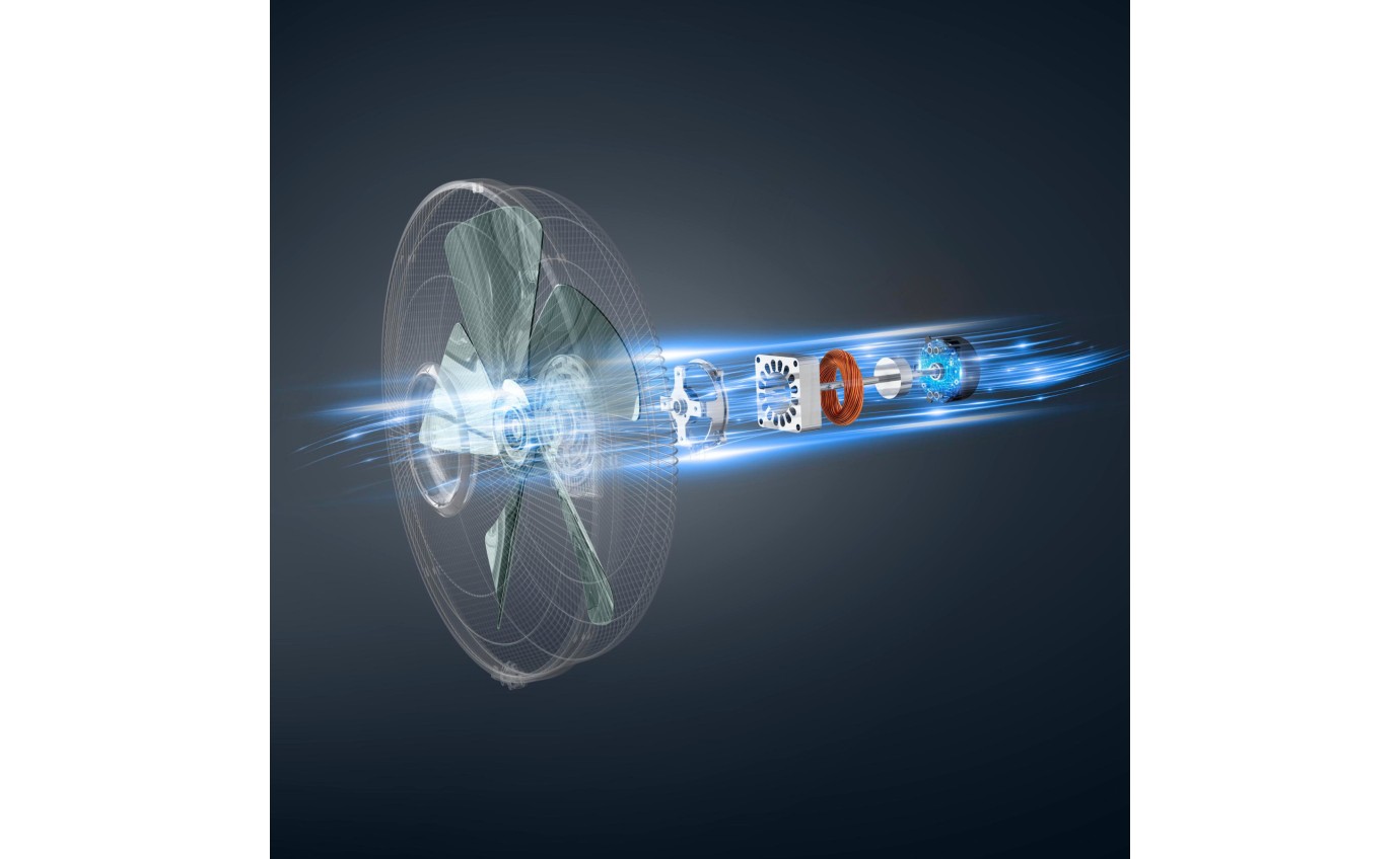 Tefal Turbo Silence Eco Pedestal Fan with Remote VF5450